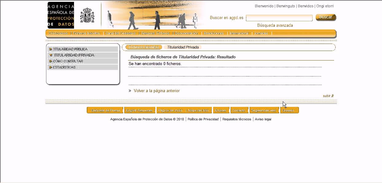 ficheros lopd